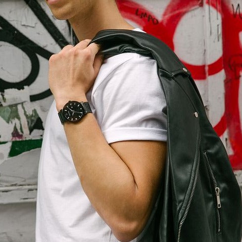 Bulova Black Stainless Steel with Diamonds