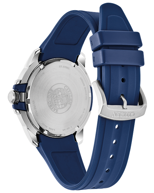 Citizen Eco Drive Blue Silicone Watch