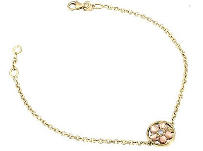 Alberta Wild Rose Diamond Bracelet