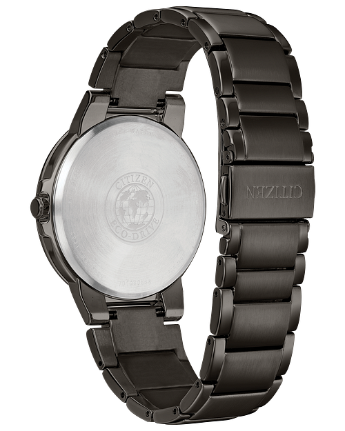 Citizen Eco Drive Black Stainless Steel Watch