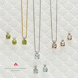 14K White Gold Aquamarine Earrings