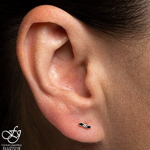 10K Yellow Gold Diamond Earrings