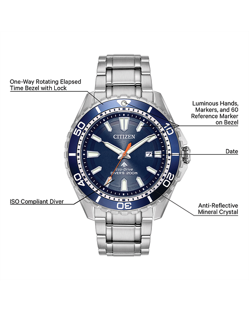 Citizen Eco Drive Promaster Stainless Steel Watch