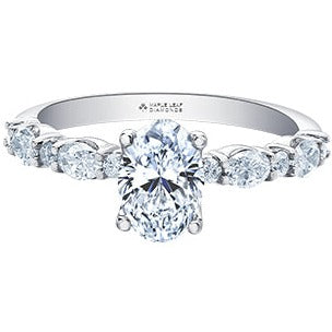 18K White Gold 1.18ct Diamond Engagement Ring