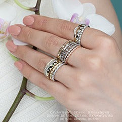 10K White Gold Diamond Band