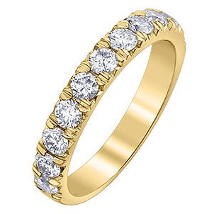 10K Yellow Gold 1.00ct Diamond Band