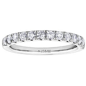 White Gold Half Carat Diamond Band