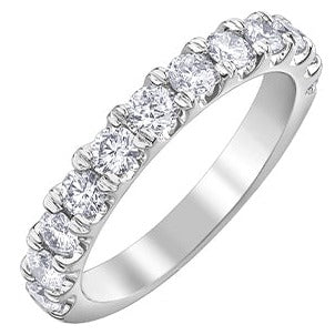 18K White Gold Palladium Diamond Band