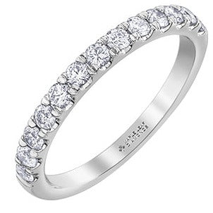 White Gold Half Carat Diamond Band