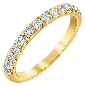 10K Yellow Gold Half Carat Diamond Band