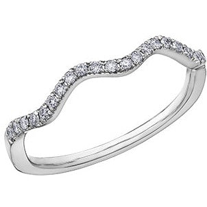 10K White Gold Diamond Ring