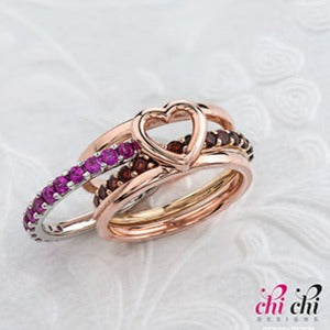 10K Rose Gold Chi Chi Ring