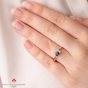 14K Yellow Gold Wild Trio Ring
