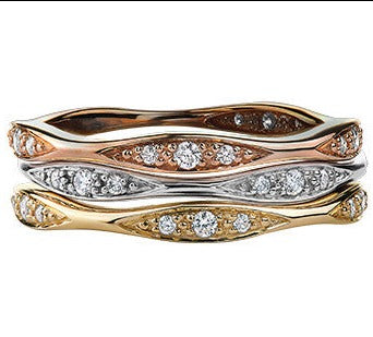 10K Gold Diamond Chi Chi Ring