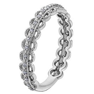 10K White Gold Diamond Ring