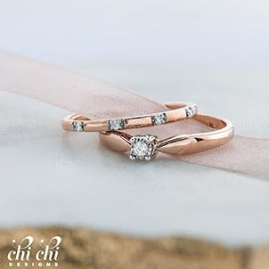 10K Rose Gold Diamond ChiChi Band