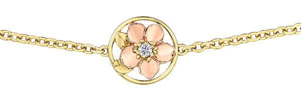 Alberta Wild Rose Diamond Bracelet