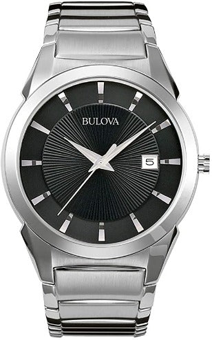 Bulova Silver Tone Classic Style Watch