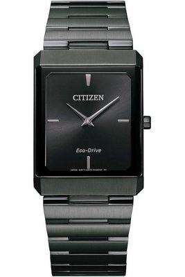 Citizen Eco Drive Black Stiletto Rectangular Watch Legacy Jewellers