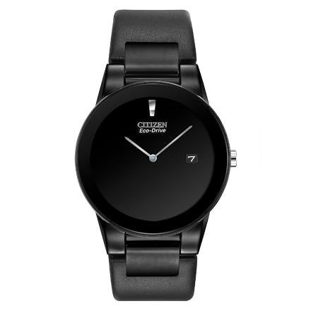 Citizen Eco Drive Black Leather Strap