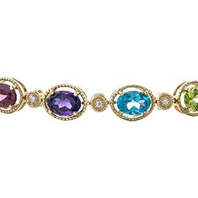 Mixed Gemstone Bracelet