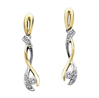 10K Yellow Gold Fancy Earrings