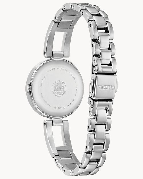 Citizen Eco Drive Silver Tone Mother of Pearl Watch
