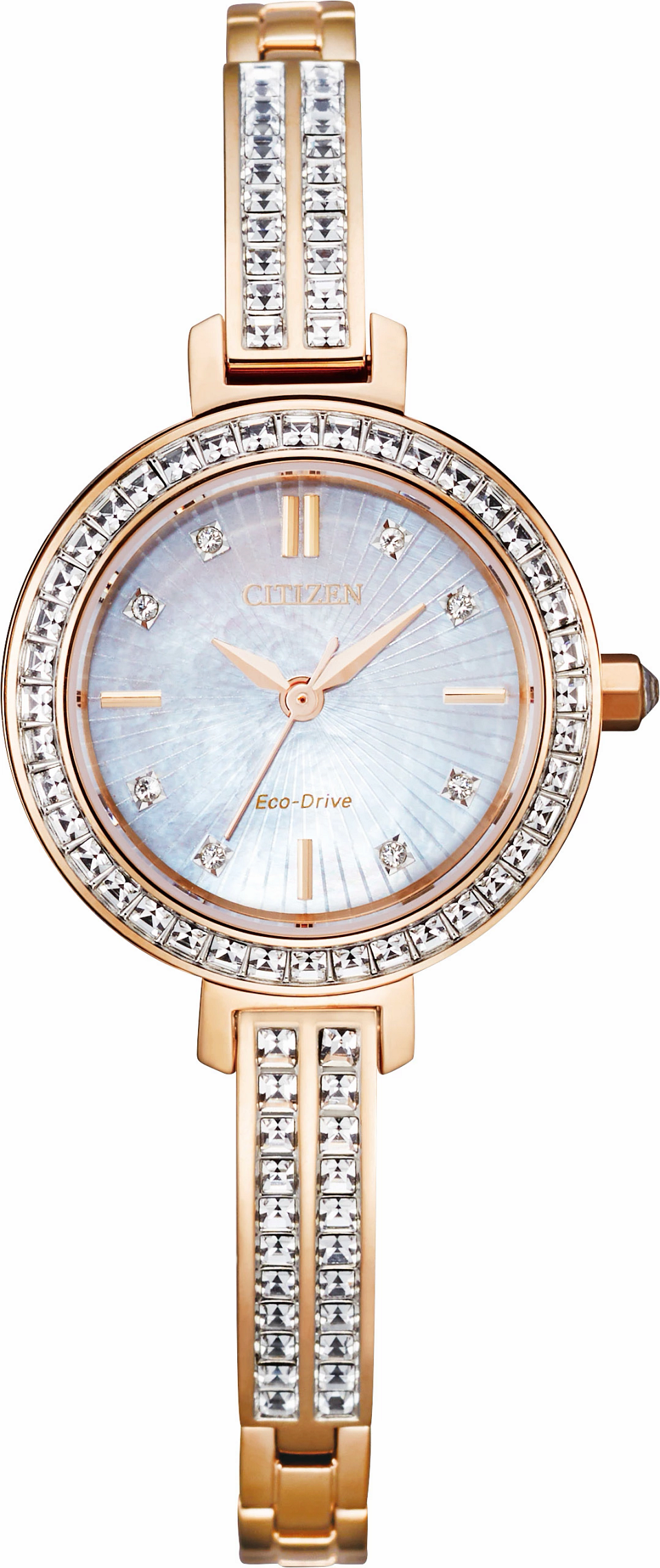 Citizen Eco Drive Rose Gold Tone Silhouette Watch