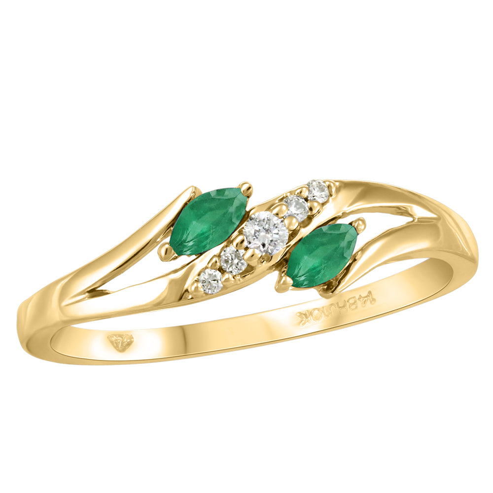 10K Gold & Gem Rings