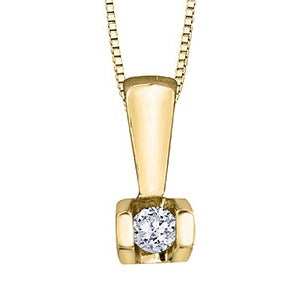 10K Gold & Diamond Necklace