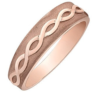 Rose Gold Sandblasted Band