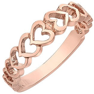 Rose Gold Heart Band