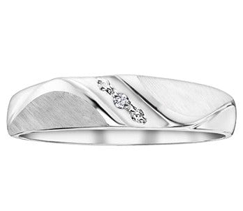 10K White Gold Diamond Ring