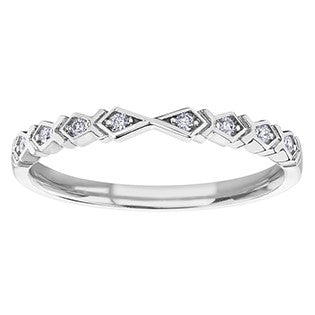 White Gold Diamond Band
