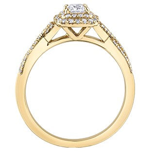 10K Yellow Gold Diamond Ring