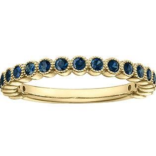 Yellow Gold Sapphire Ring