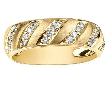 10K Yellow Gold Diamond Band