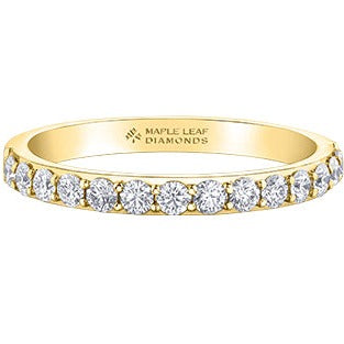18K Yellow Gold Diamond Band