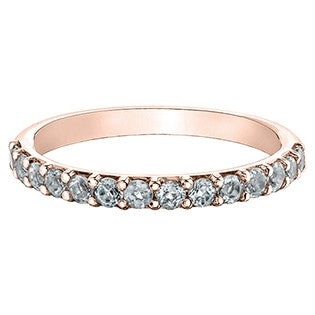 10K Rose Gold Birthstone Ring
