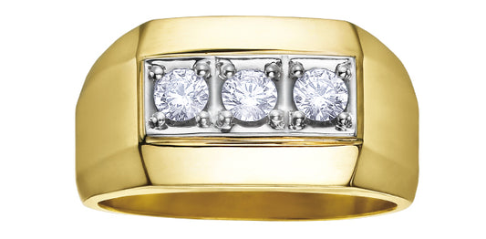 10K Yellow Gold Diamond Ring