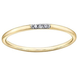 10K Gold Diamond Band