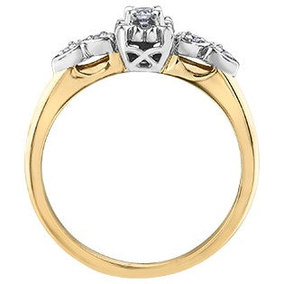 10K Yellow Gold Diamond Ring
