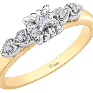 10K Yellow Gold Diamond Ring