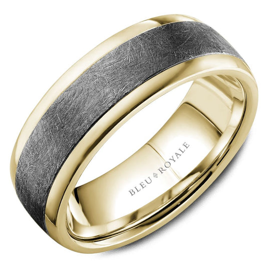 14K Tantalum Grey & Yellow Ring