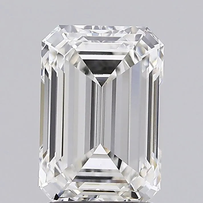 2.06ct Emerald Lab Grown Diamond (Colour G, Clarity VVS2, IGI Certified)