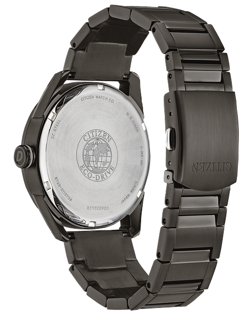 Citizen Eco Drive Gray Ion Plated Watch