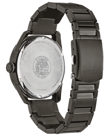 Citizen Eco Drive Gray Ion Plated Watch