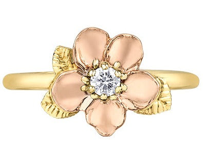 Alberta Wild Rose Diamond Ring