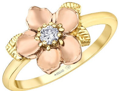 Alberta Wild Rose Diamond Ring