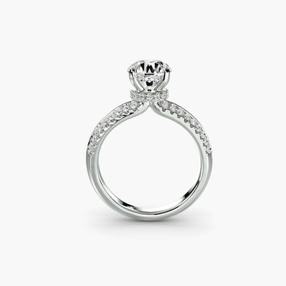 Solitaire with Pavé